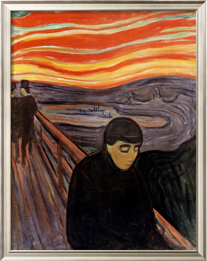 Despair, 1894 - Edvard Munch Painting